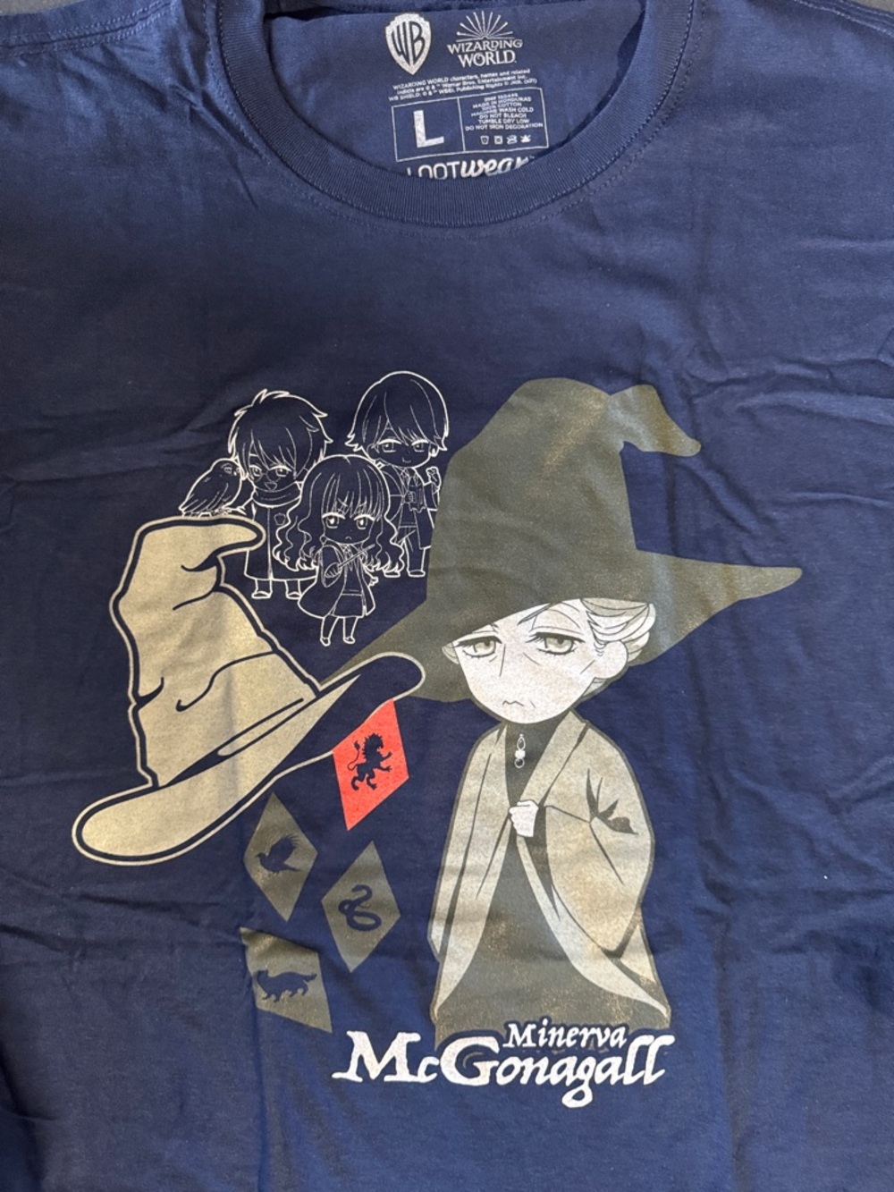 Wizarding World Minerva McGonagall Kids Costume T-Shirt - Navy Blue
